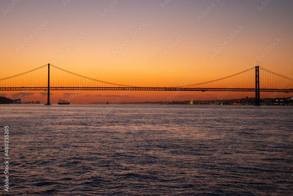 Fototapeta premium PORTUGAL LISBON 25th APRIL BRIDGE