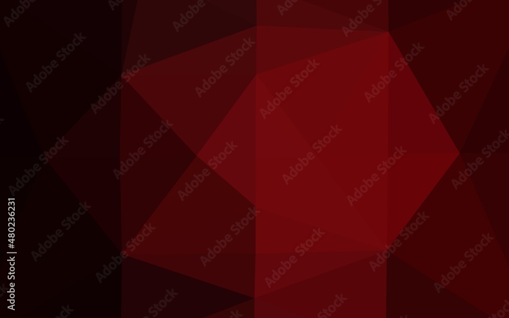Dark Red vector shining triangular background. Dark Red vector shining triangular background.