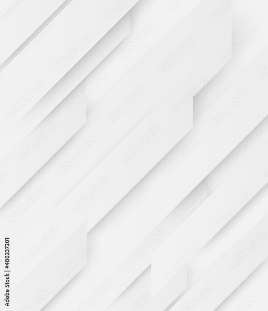 Obraz premium Abstract. geometric shape white background. light and shadow. Vector.