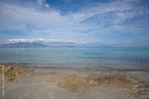 Isola di Pianosa  Italia. Spiaggia di Cala Giovanna.