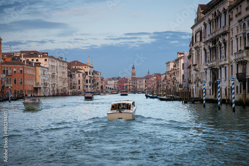 View to Grand Canal in Venice, Italy
