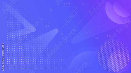 Very peri color of the year abstract vector background with geometric forms. Vector illustration. 