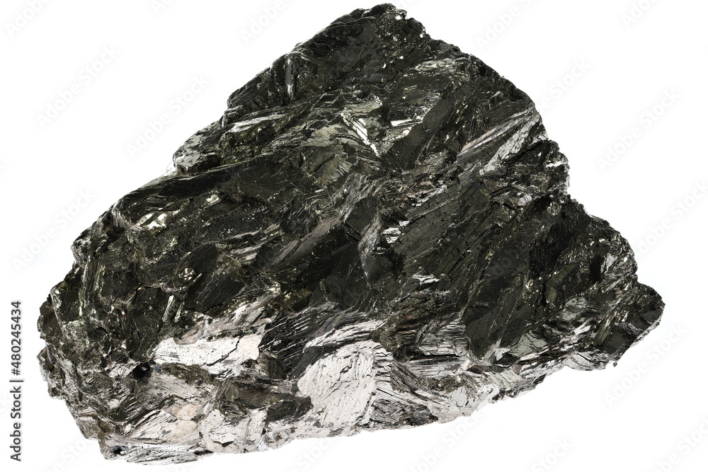 99.999% fine bismuth isolated on white background