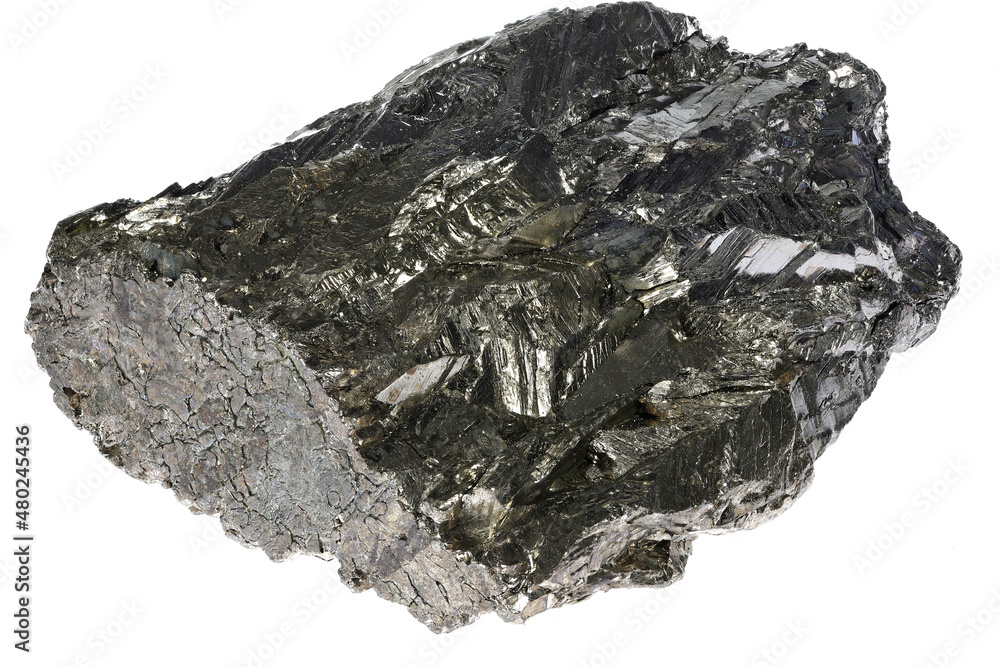 99.999% fine bismuth isolated on white background 99.999% fine bismuth isolated on white background