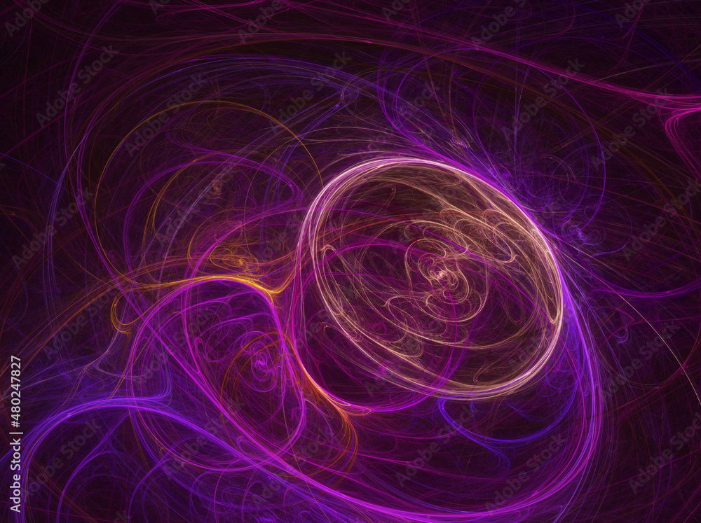 fractal on black fractal on black