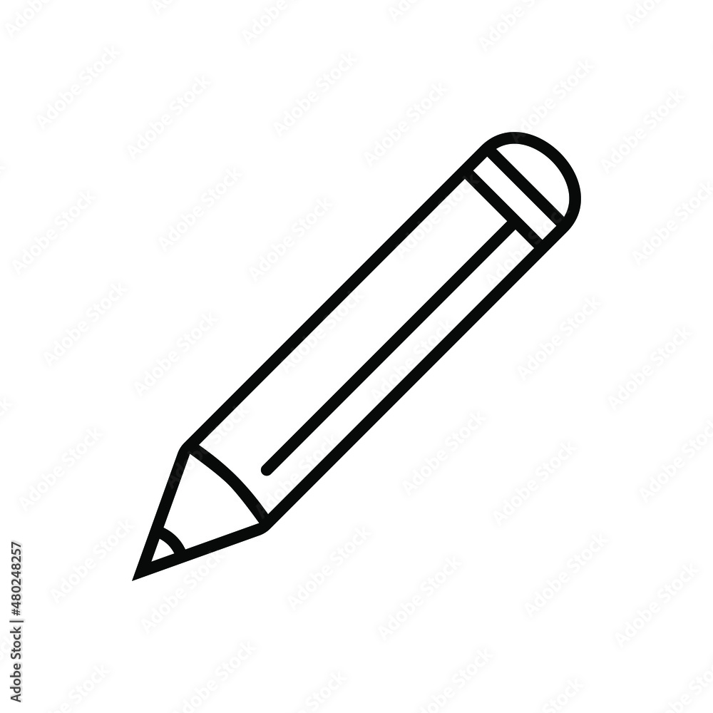 Fototapeta premium Pencil icon vector.