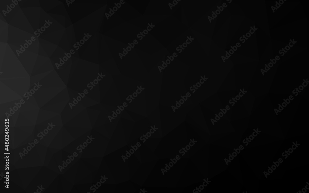 Dark Silver, Gray vector low poly texture. Dark Silver, Gray vector low poly texture.