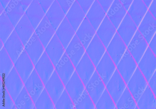 Background with rhombuses in normal map. 3d Illustration photo