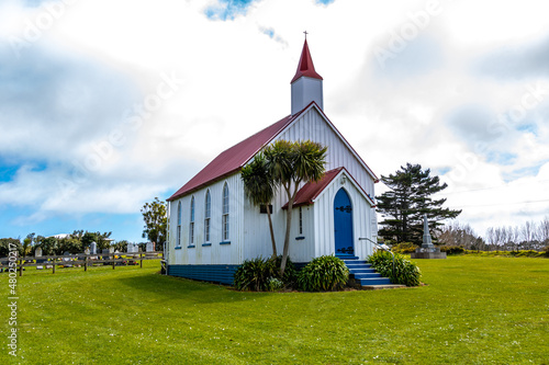 Wesley Methodist Church (1883). Waiaku, Auckland, New Zealand photo