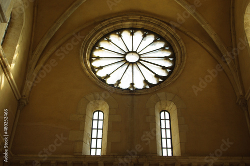 Manoppello - Abruzzo - Internal rose windows of the abbey of Santa Maria d Arabona