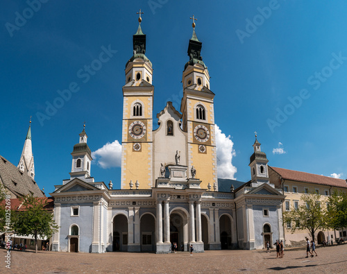 famous church in brixen - italy photo