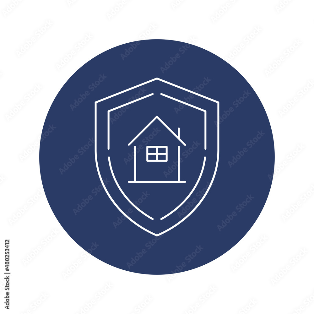home security shield icon vector home security shield icon vector