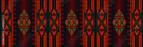 Folk ornament, national pattern, ethnic embroidery, ornamental texture, traditional geometric motives of the tribes of the Australian continent.