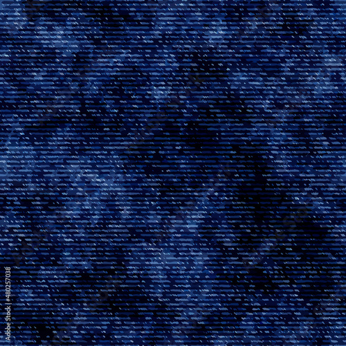Full Seamless Denim Pattern Vector Jeans illustration navy blue and white