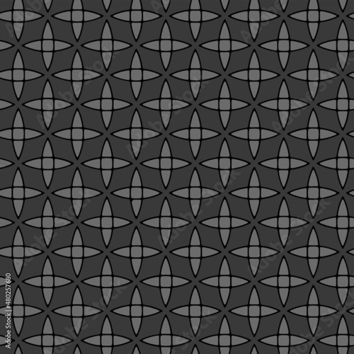 Full seamless modern geometric texture pattern for decor and textile. Black and white shape for textile fabric printing and wallpaper. Abstract multipurpose model design for fashion and home design