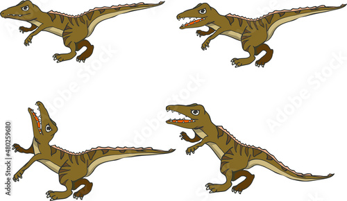 ラプトルのポーズ集