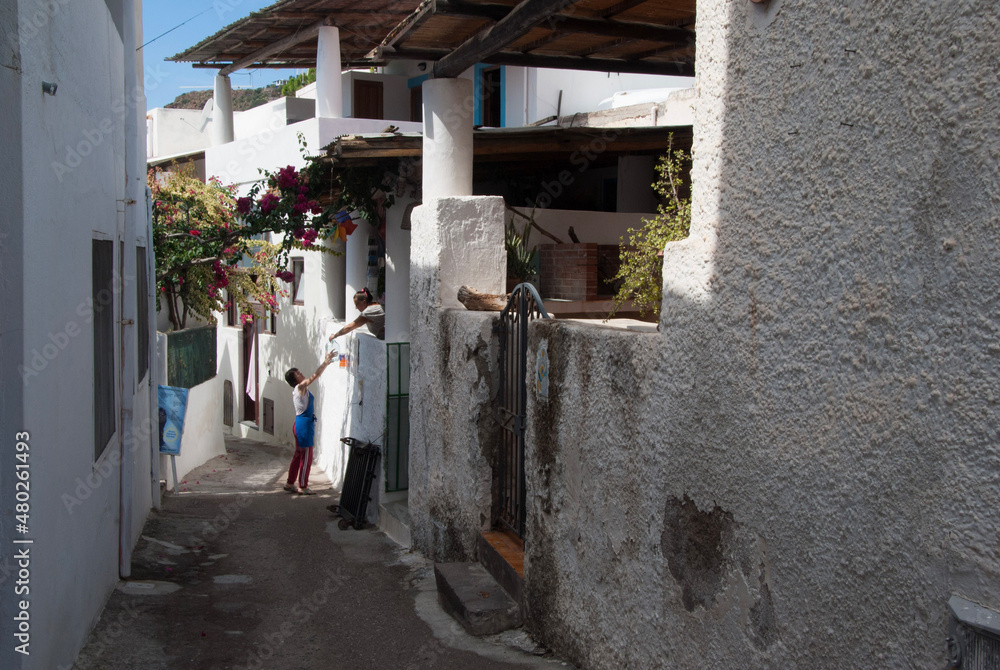 street in the old town street in the old town