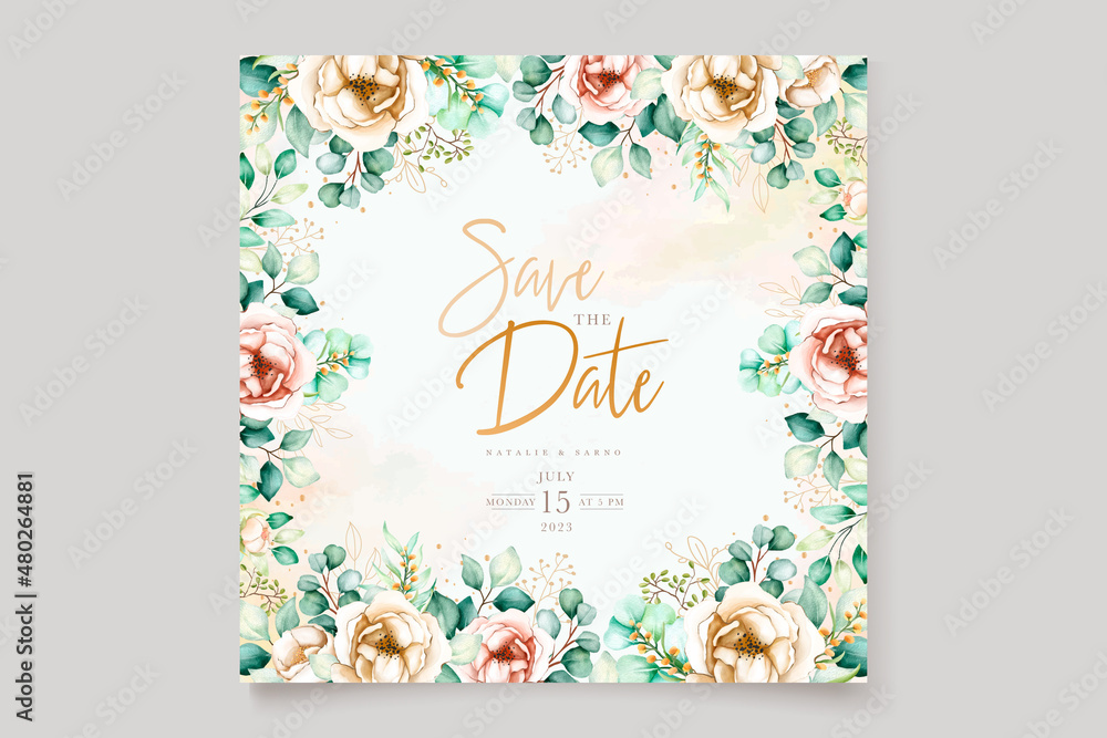 hand drawn peonies wedding invitation card set hand drawn peonies wedding invitation card set