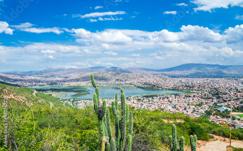 Panoramic view of the city of Cochabamba. Bolivia photo