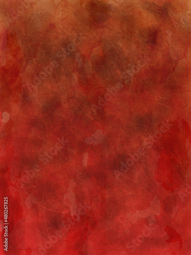 Red and Orange Watercolor Paper Background Design