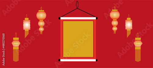  background template for chinese new year banner, postcard, poster, wall decoration