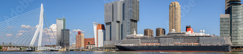 Rotterdam cruise port panorama
