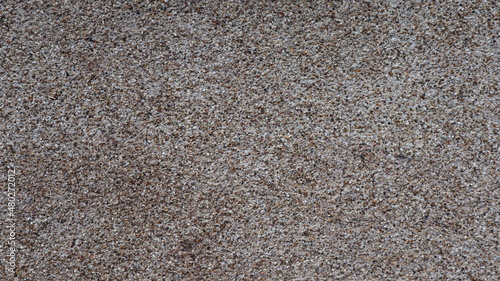 Cream and brown gravel texture, zoomed in view