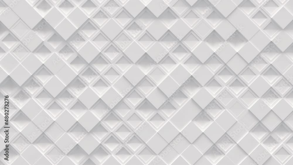 Abstract motion background from random moving cubes, seamless loop animation Abstract motion background from random moving cubes, seamless loop animation