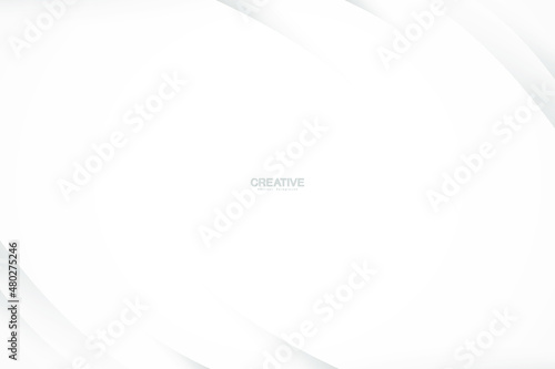 Elegant white background with shiny lines. Modern design