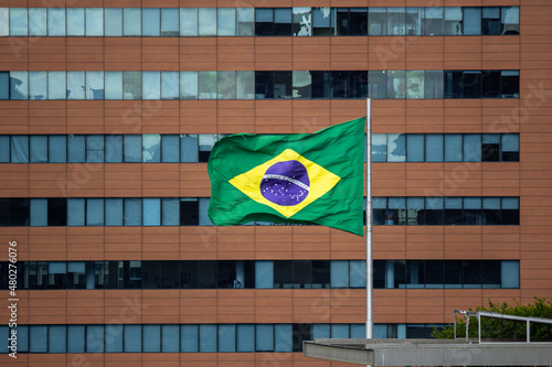 Bandeira do Brasil em São Paulo