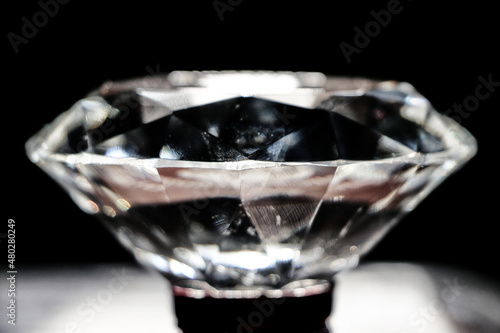 Εκτύπωση καμβά Macro close up of flawed cut and polished gemstones