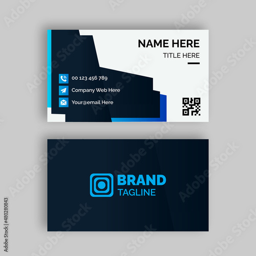simple, clean, minimal, professional, minimal, modern business card design template