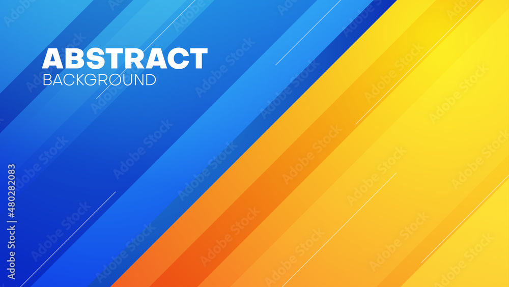 abstract blue and orange diagonal stripes background. vector illustration abstract blue and orange diagonal stripes background. vector illustration