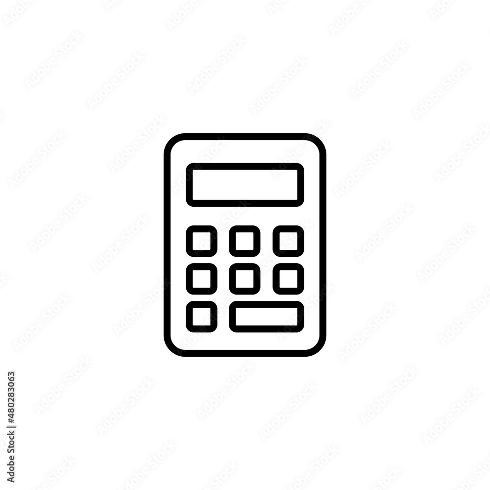 Calculator icon. Accounting calculator sign and symbol. Calculator icon. Accounting calculator sign and symbol.
