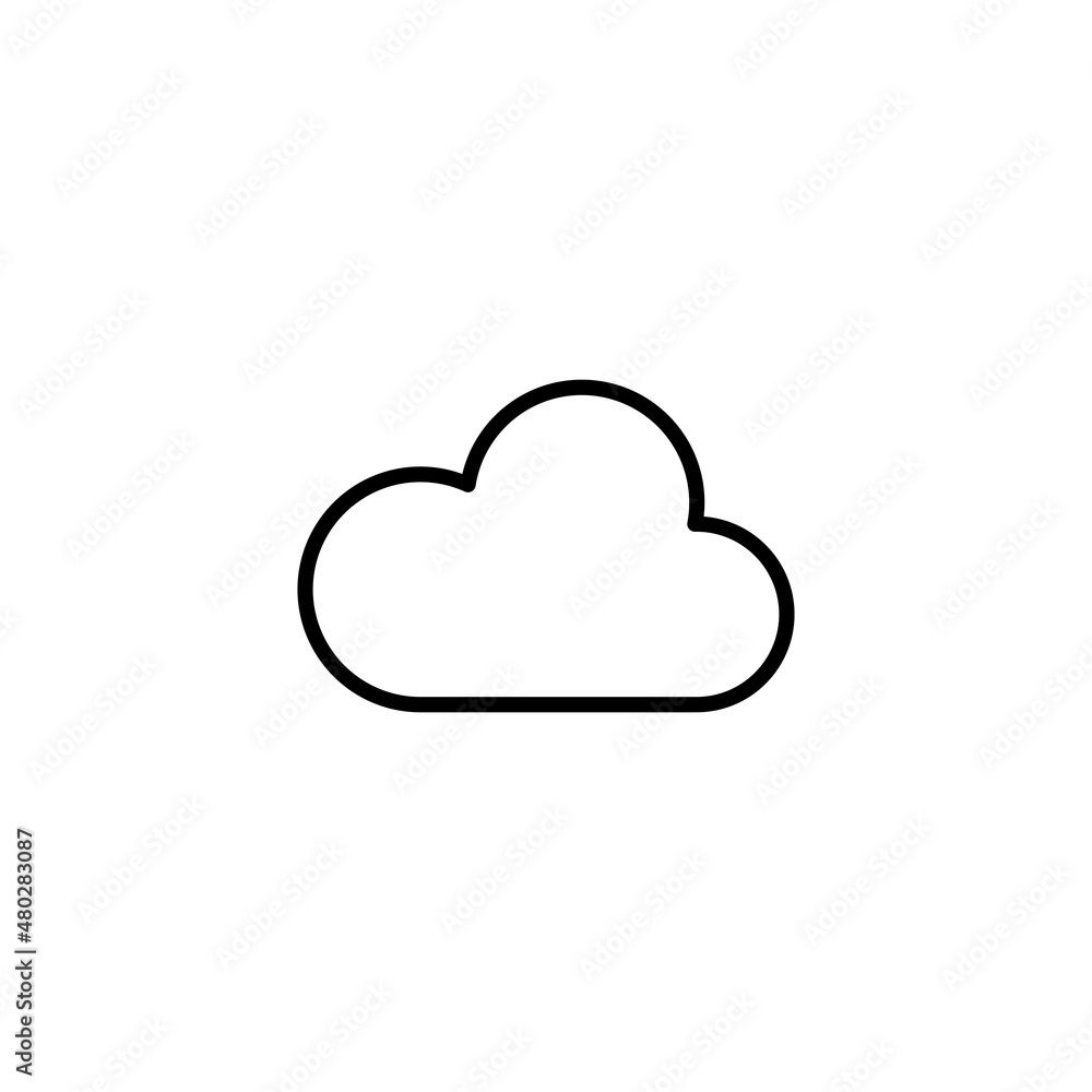 cloud icon. cloud sign and symbol cloud icon. cloud sign and symbol