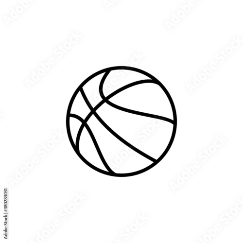 Basketball icon. Basketball ball sign and symbol