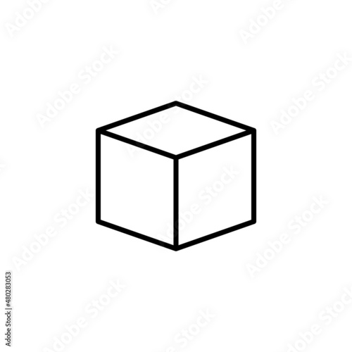 Box icon. box sign and symbol, parcel, package