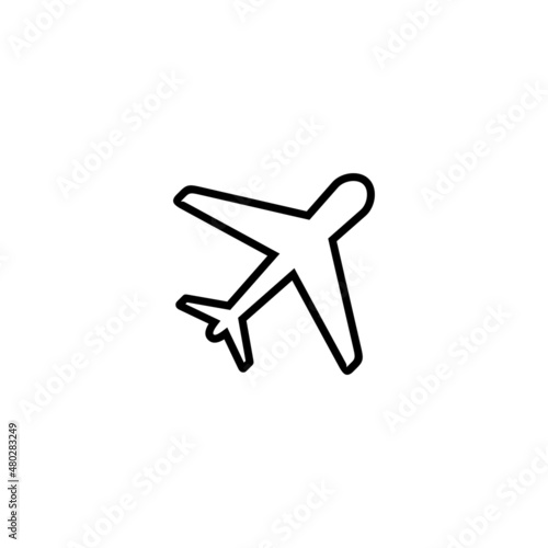 Plane icon. Airplane sign and symbol. Flight transport symbol. Travel sign. aeroplane