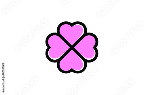 pink butterfly icon