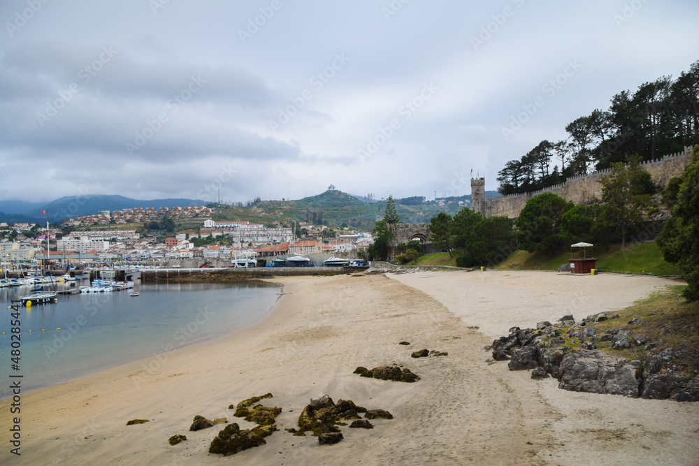 Barbeira beach in Baiona, Pontevedra - Spain