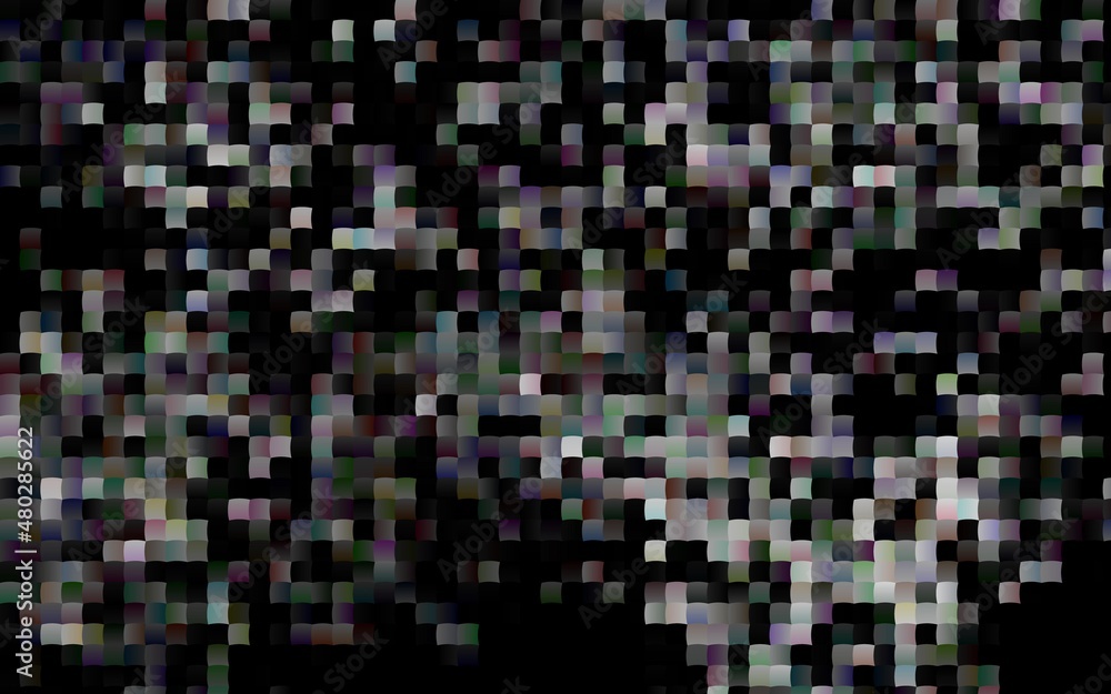 Fototapeta premium Dark Silver, Gray vector template with crystals, rectangles.