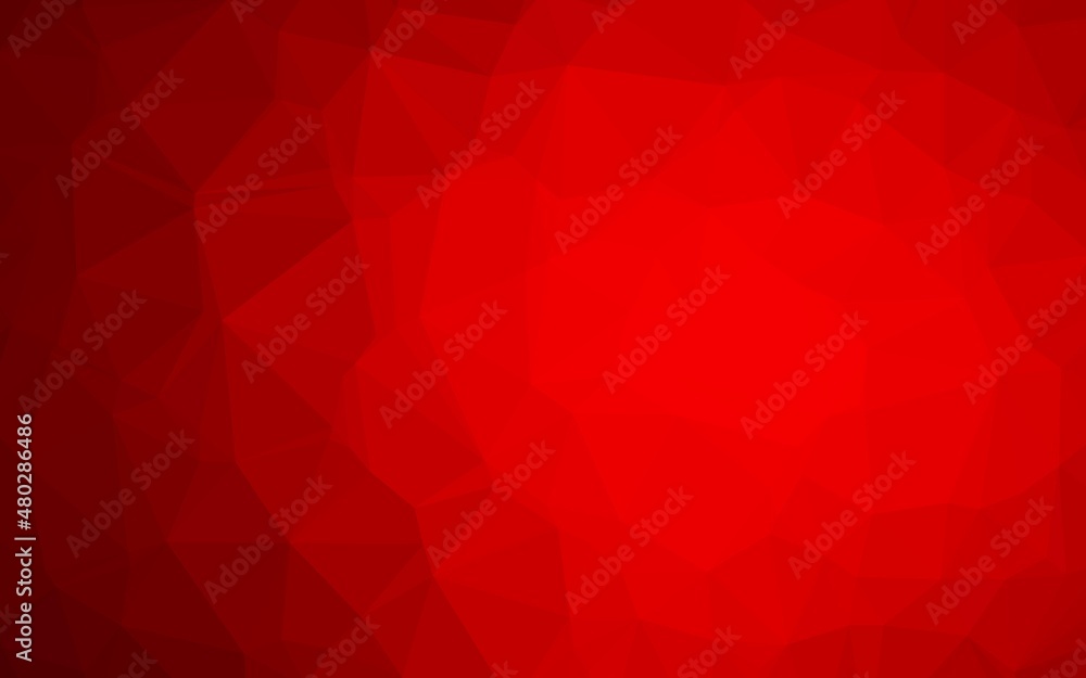 Light Red vector abstract polygonal layout. Light Red vector abstract polygonal layout.
