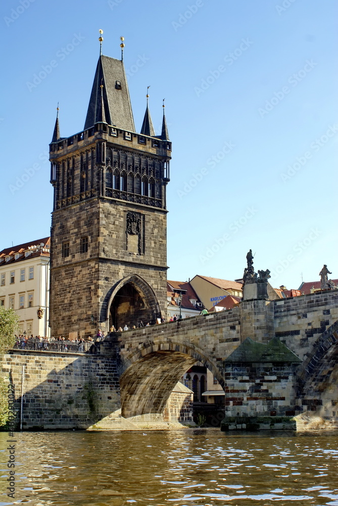 Charles Bridge in the Old Town, Prague, Czech Republic Charles Bridge in the Old Town, Prague, Czech Republic