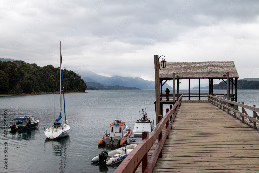 boats on the pier