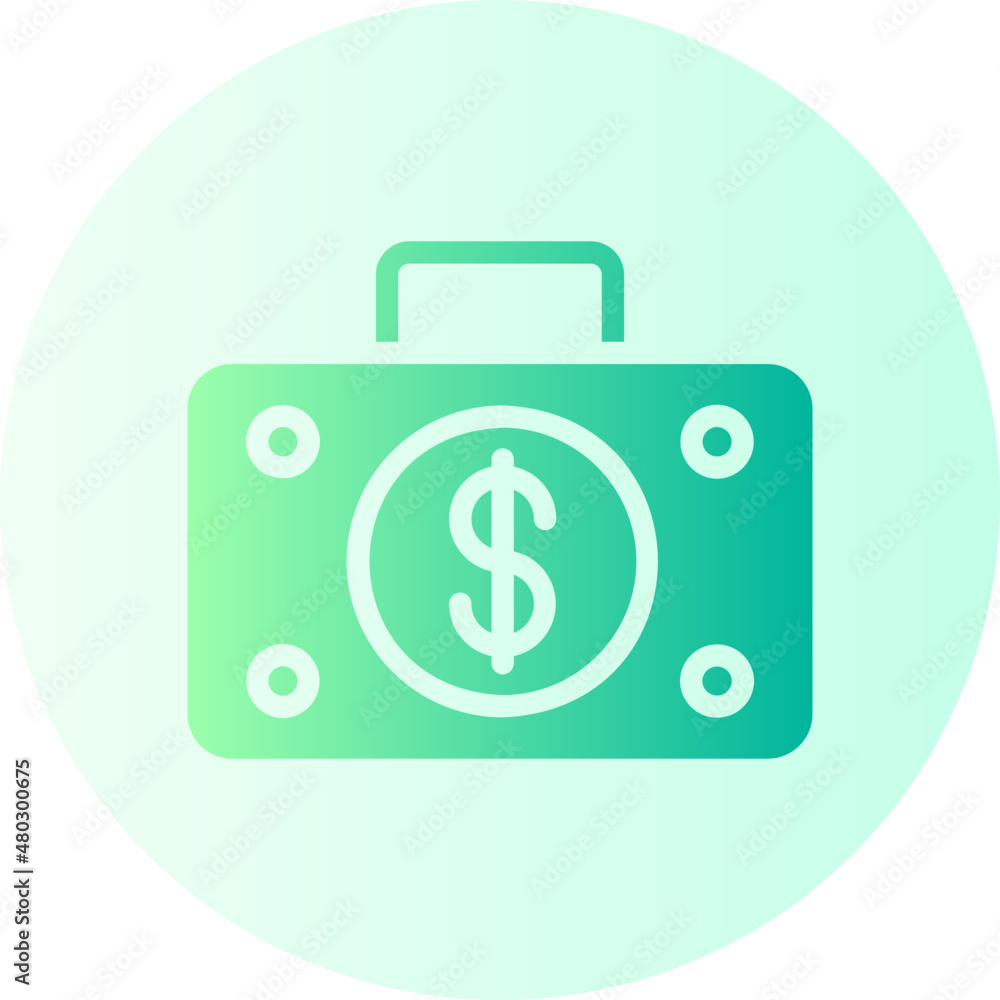 briefcase gradient icon briefcase gradient icon