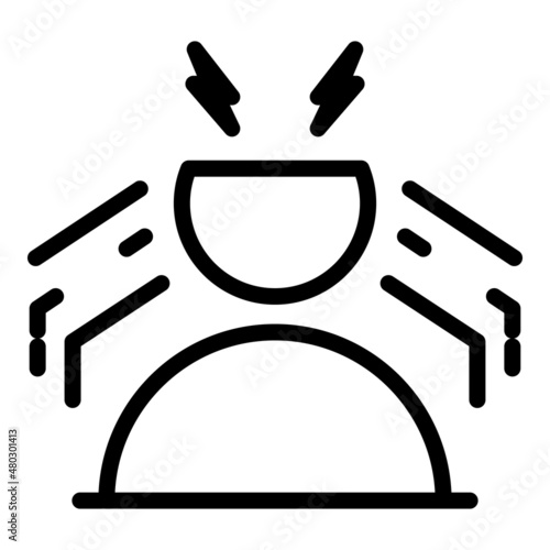 Innovation thinking icon outline vector. Think mind. Skill human