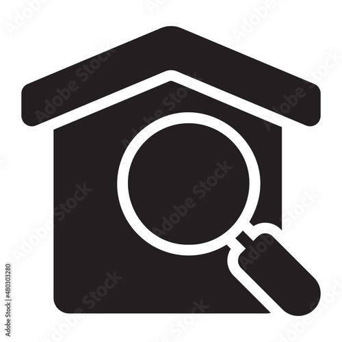 finding glyph icon
