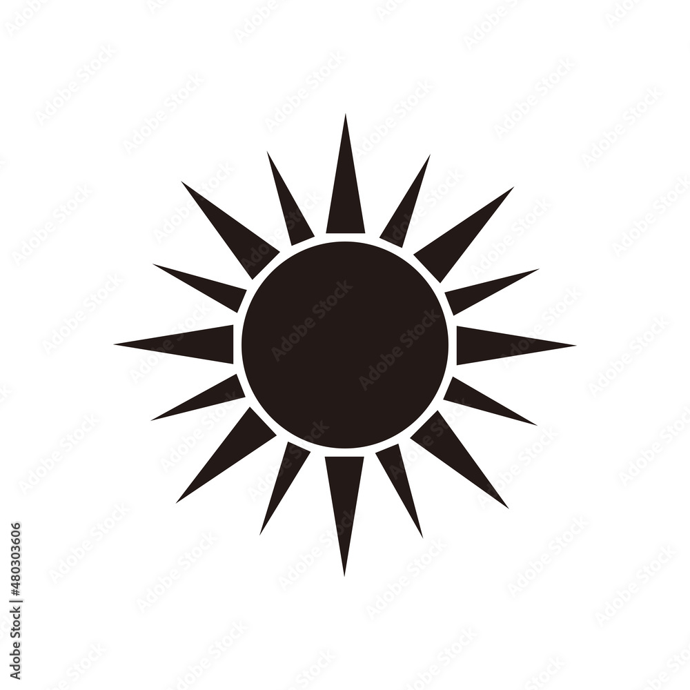 sun icon vector sign symbol illustration sun icon vector sign symbol illustration