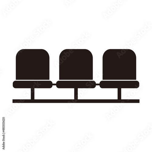 stadium tribune icon vector illustration sign
