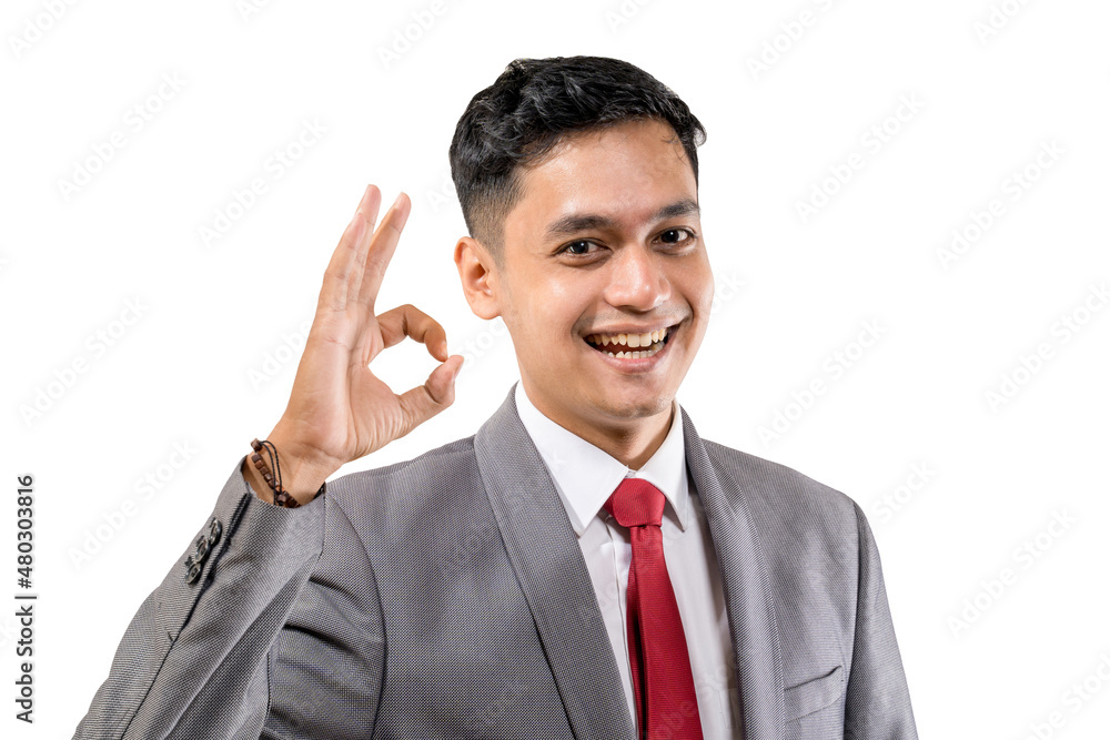 successful businessman showing thumbs up at camera isolated on white successful businessman showing thumbs up at camera isolated on white